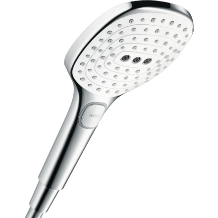 Ручной душ hansgrohe Raindance Select E 120 3jet 26520400, белый/хром