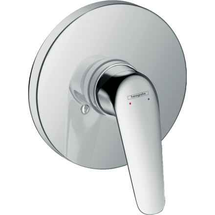 Внешняя часть смесителя для душа hansgrohe Novus скрытого монтажа 71067000, хром 