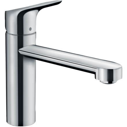 Смеситель для кухонной мойки hansgrohe Focus M43 120, с поворотным изливом 71816000, хром