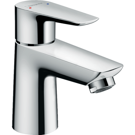 Смеситель для раковины hansgrohe Talis E 80, со сливным клапаном Push-Open 71701000, хром