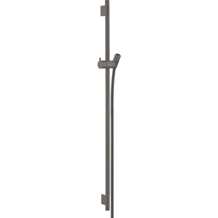 Душевая штанга hansgrohe Unica S Puro 90 см со шлангом 28631340, шлифованный черный хром