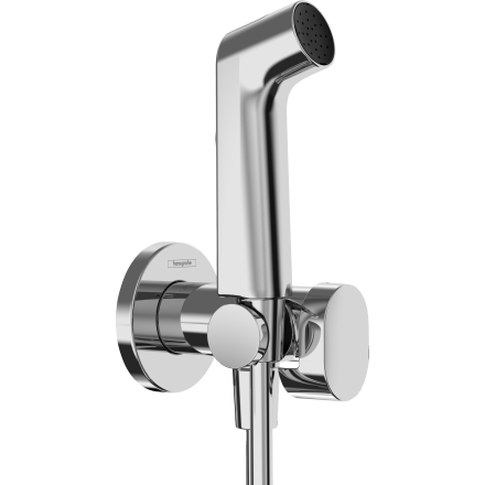 Гигиенический душ hansgrohe 1jet S со смесителем, держателем и шлангом 125 см 29232000, хром