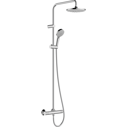 Душевая система hansgrohe Vernis Blend 200 1jet Green с термостатом 26318000, хром