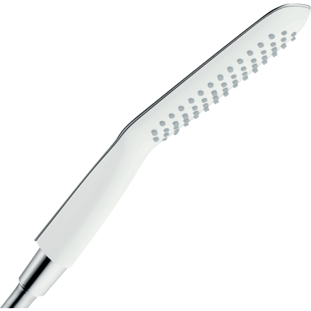 Ручной душ hansgrohe PuraVida 120 1jet 28558400, белый/хром