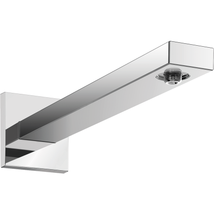 Душевой кронштейн hansgrohe Square настенный 389 мм 27694000, хром