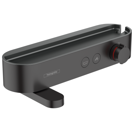 Термостат для ванны hansgrohe ShowerTablet Select 400 с полочкой, 24340670, матовый черный