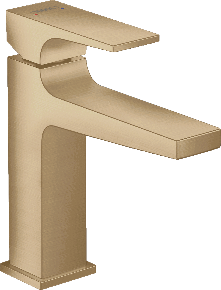 Смеситель для раковины hansgrohe Metropol 110 со сливным клапаном Push-Open 32507140 шлифованная бронза 57200₽
