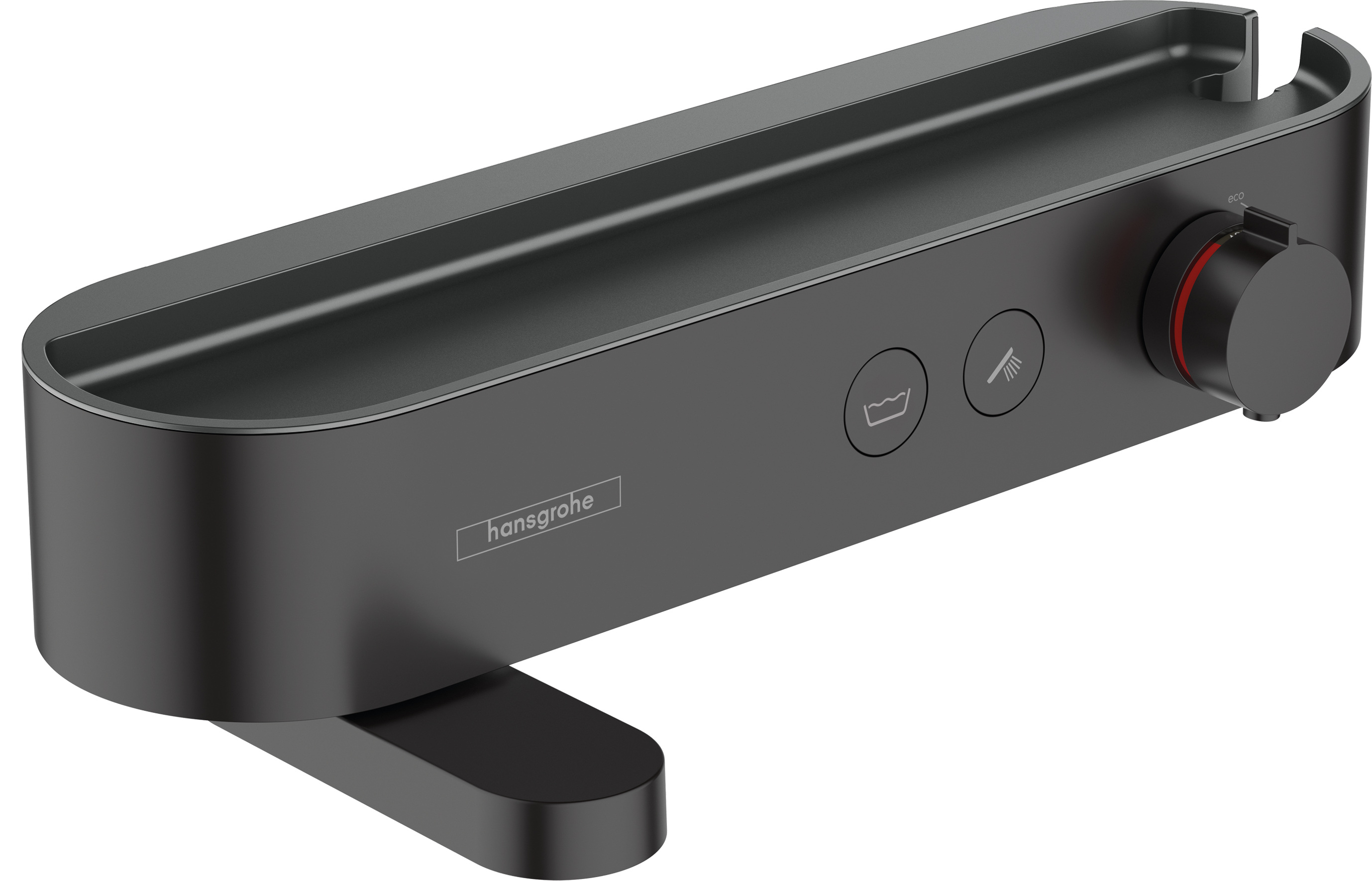 Термостат для ванны hansgrohe ShowerTablet Select 400 с полочкой 24340670 матовый черный 100530₽