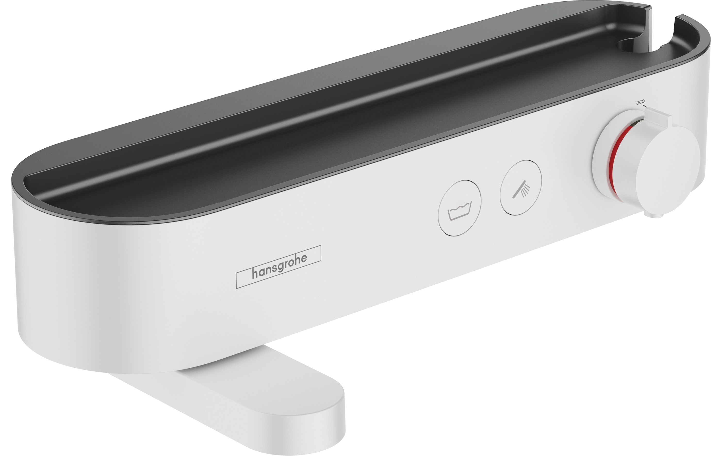 Термостат для ванны hansgrohe ShowerTablet Select 400 с полочкой 24340700 матовый белый 54990₽