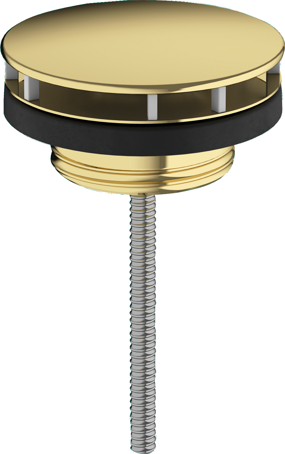 Донный клапан для раковины hansgrohe незапираемый 50001990 полированное золото 8100₽
