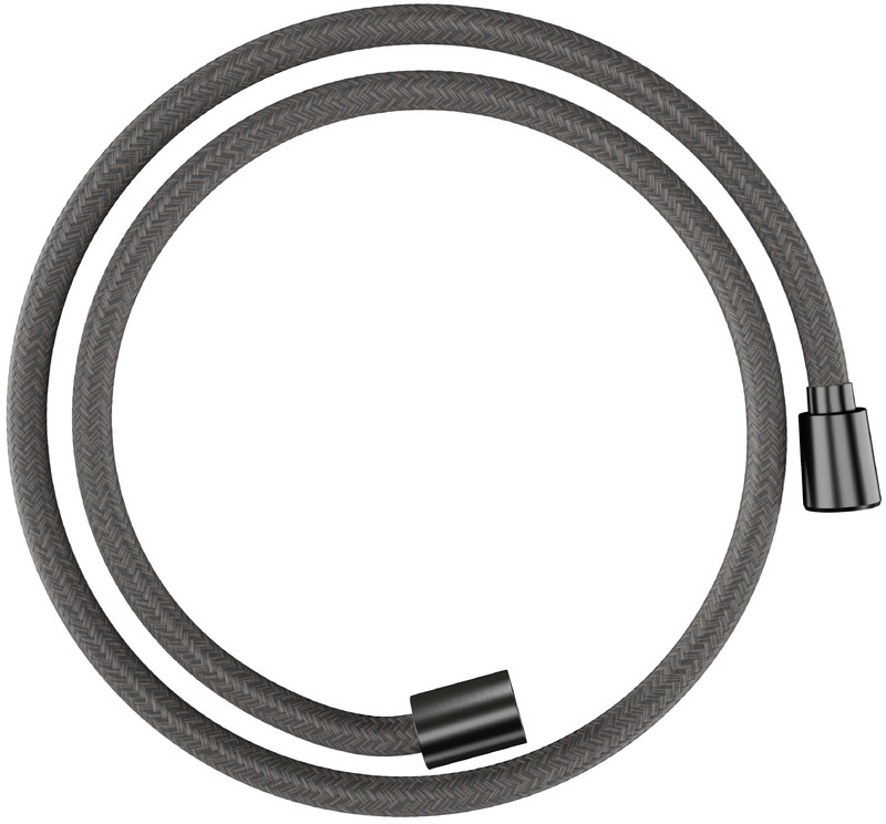 Душевой шланг hansgrohe Designflex текстильный 125см 28220340 шлифованный черный хром 9080₽