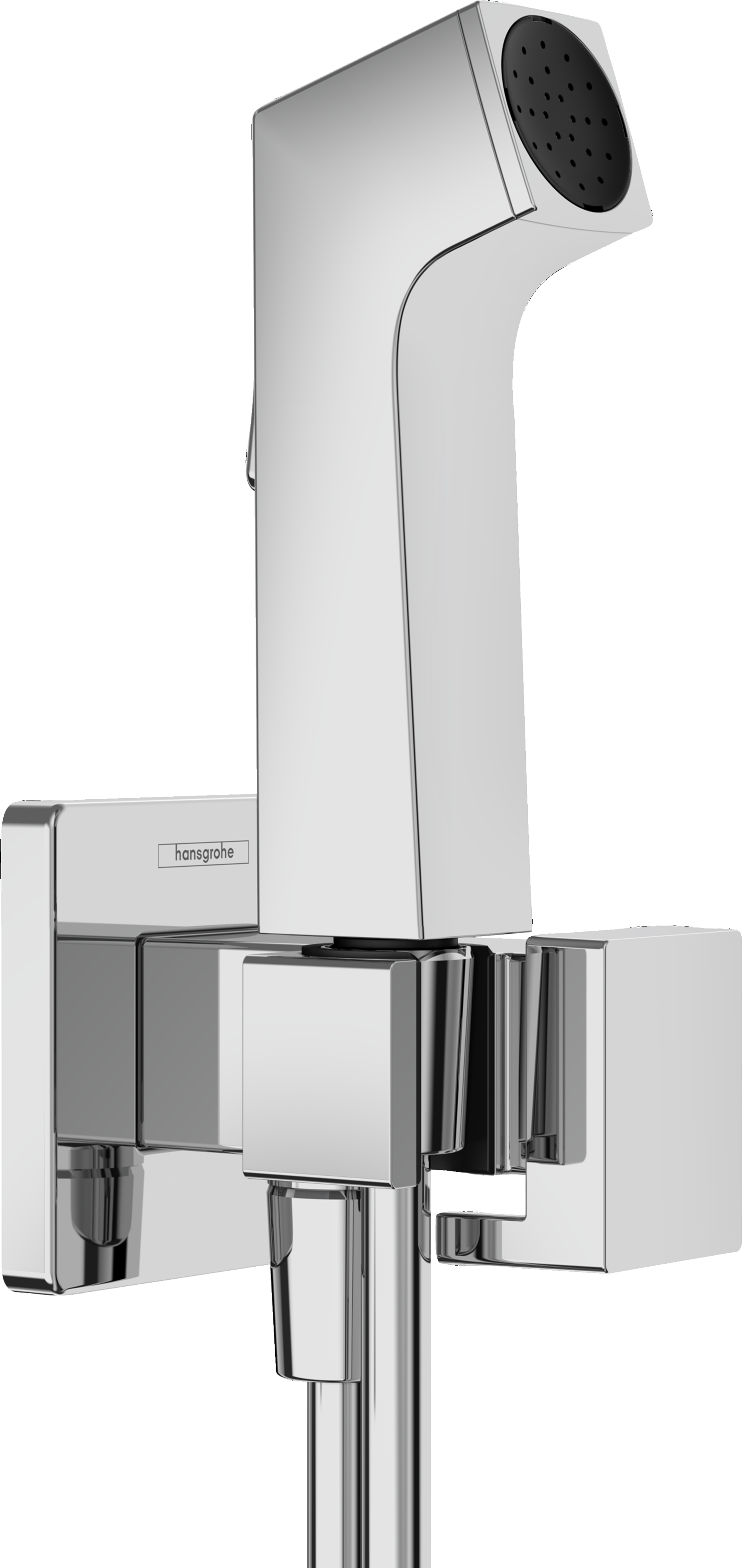 Гигиенический душ hansgrohe 1jet E с запорным вентилем держателем и шлангом 125 см для холодной воды 29231000 хром 16820₽