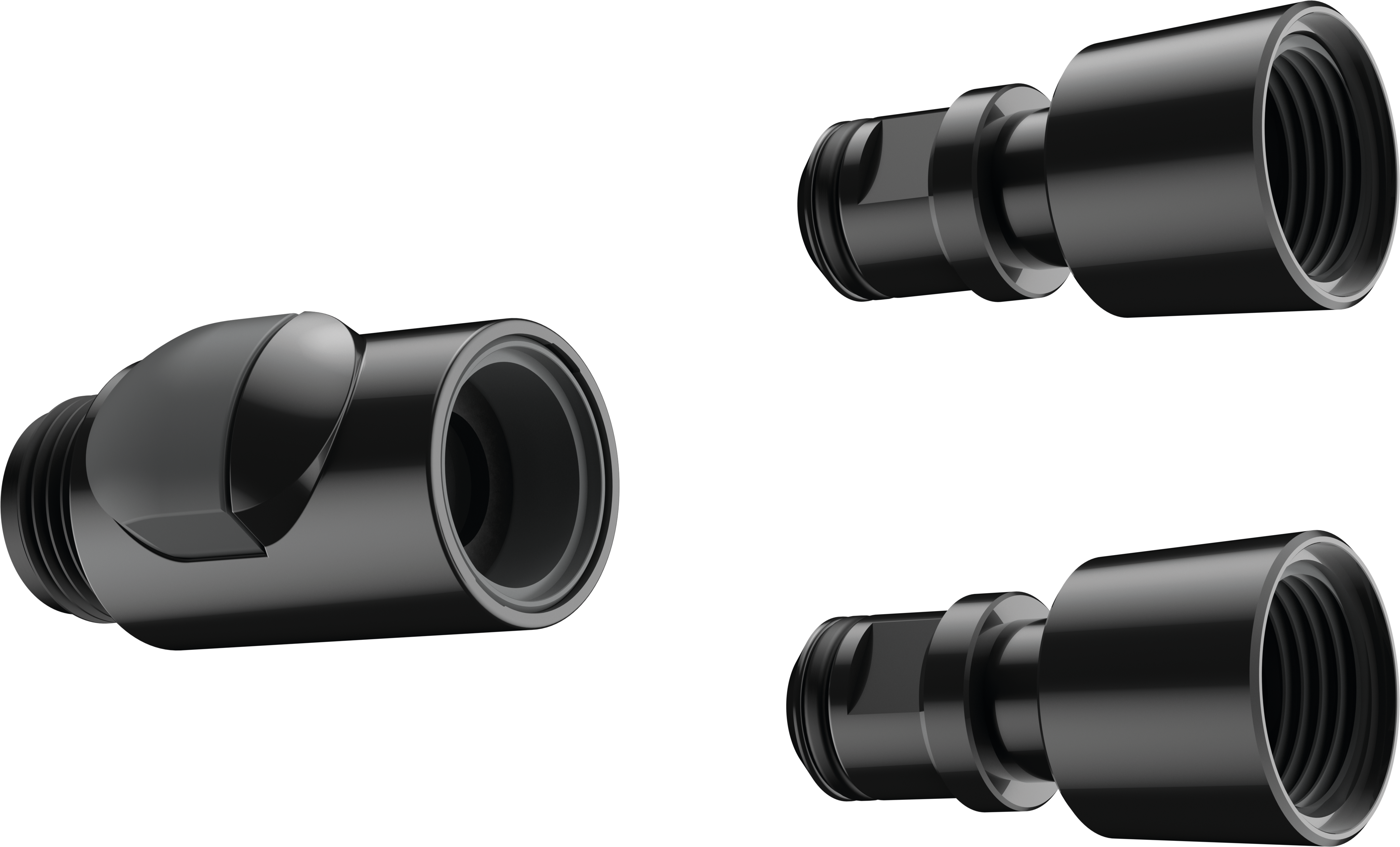 Адаптер для ручного душа hansgrohe для быстрой смены леек 28346000 черный 3930₽