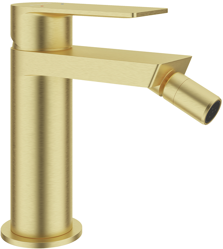 Смеситель для биде Aqueduto GEOMETRICO GEO0550 шлифованное золото 12900₽