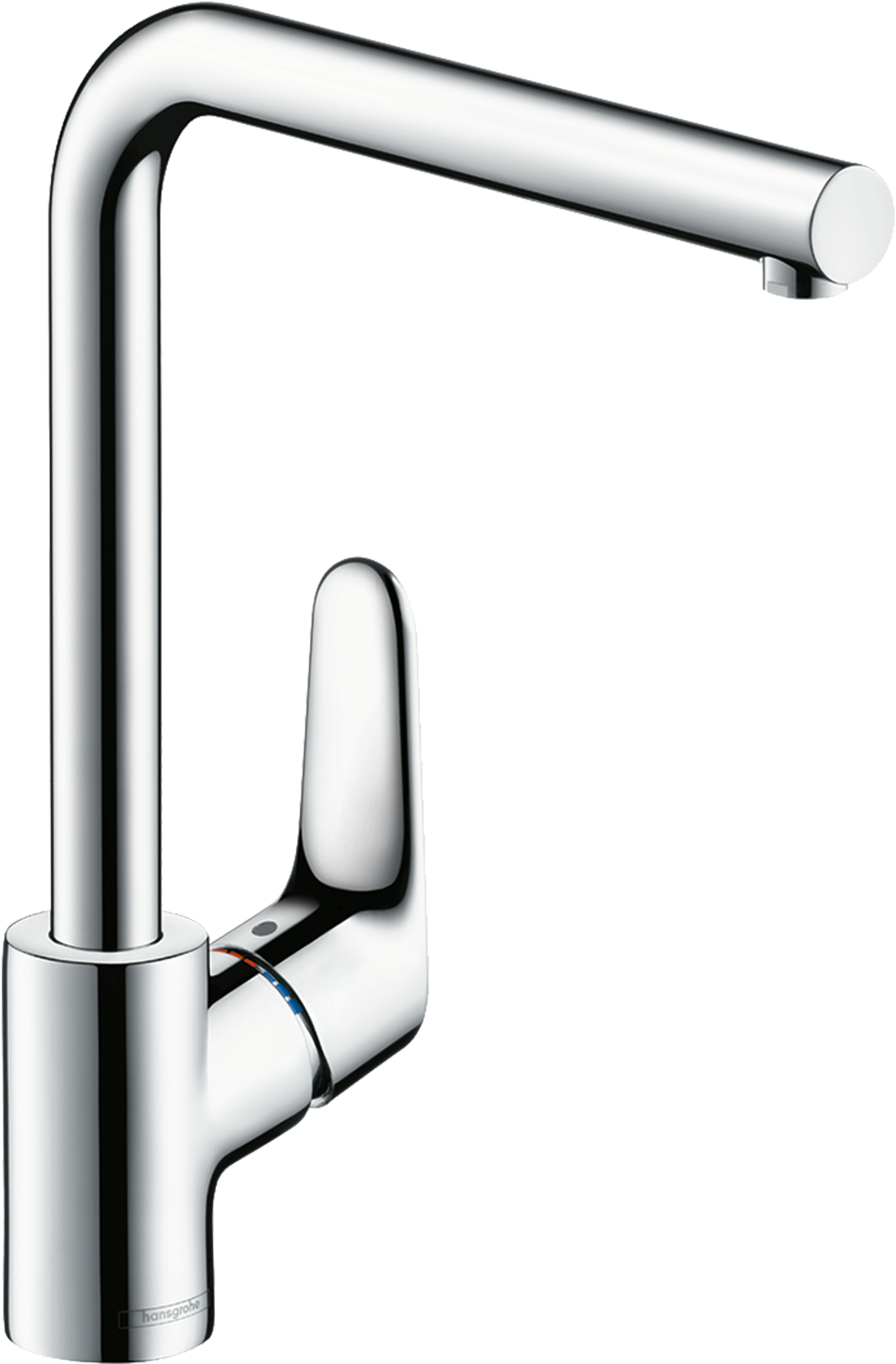 Смеситель для кухонной мойки hansgrohe Focus M41 280 с поворотным изливом 31817000 хром 20990₽