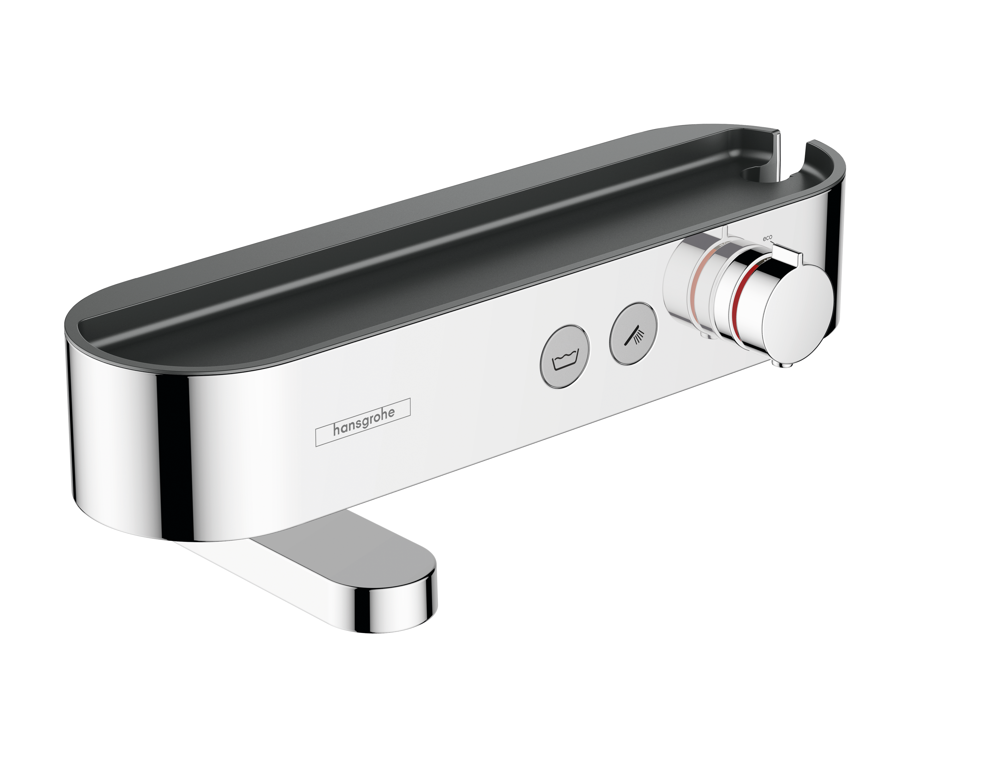 Термостат для ванны hansgrohe ShowerTablet Select 400 с полочкой 24340000 хром 57200₽